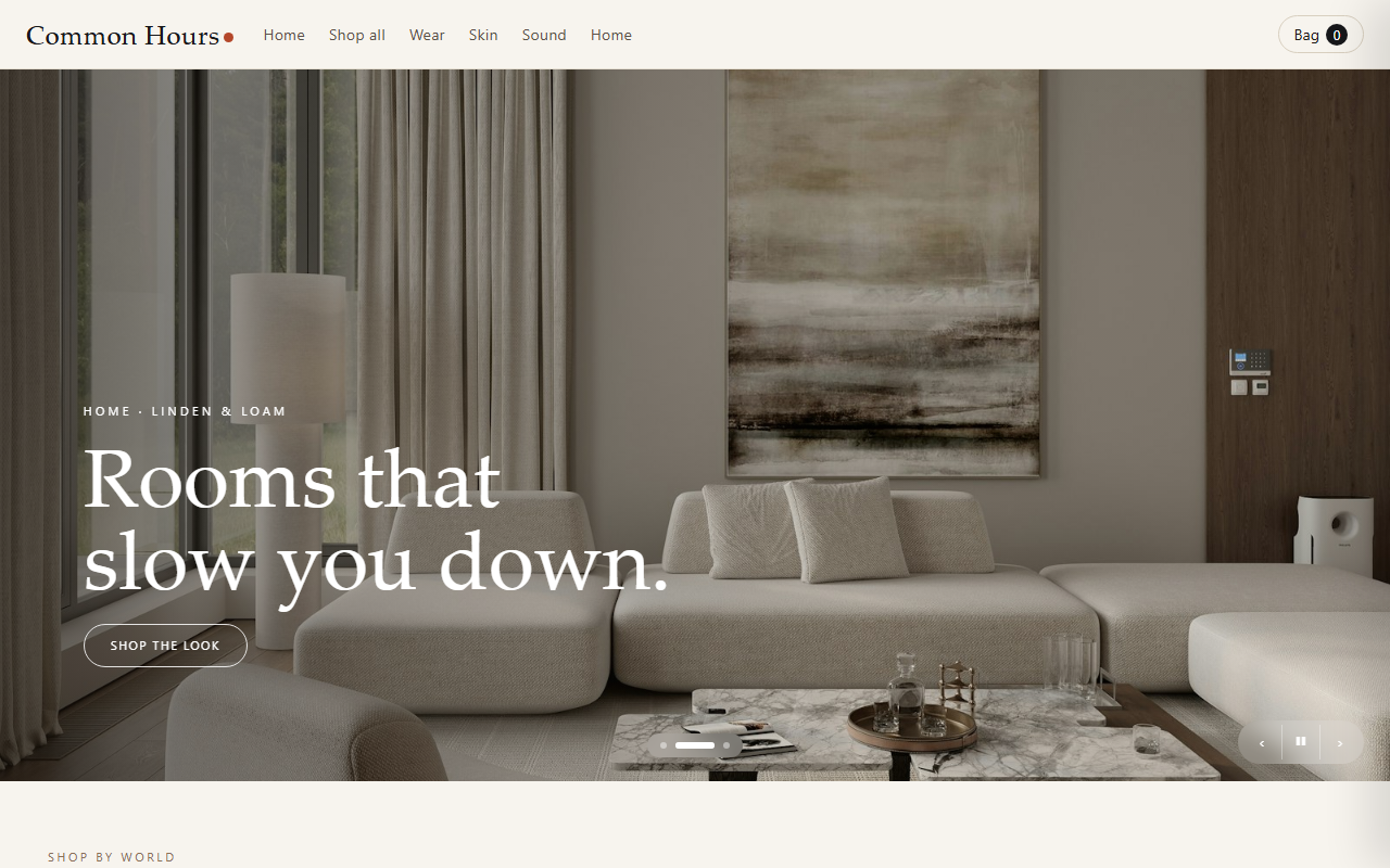The House running in its live demo